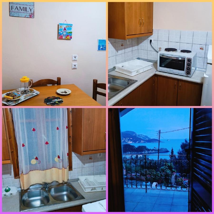 Vassilis Apartments Palaiokastritsa Esterno foto